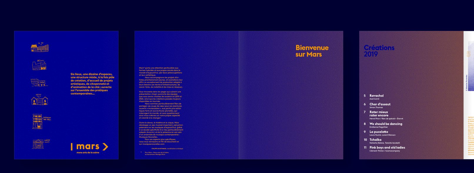 Brochure Mars Créations | Mise en page Intérieur