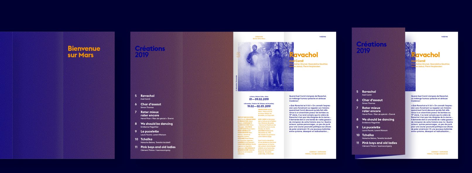 Brochure Mars Créations | Mise en page Intérieur